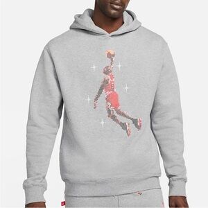 Jordan Essentials Michael Jordan Graphic Fleece Hoodie Size Large